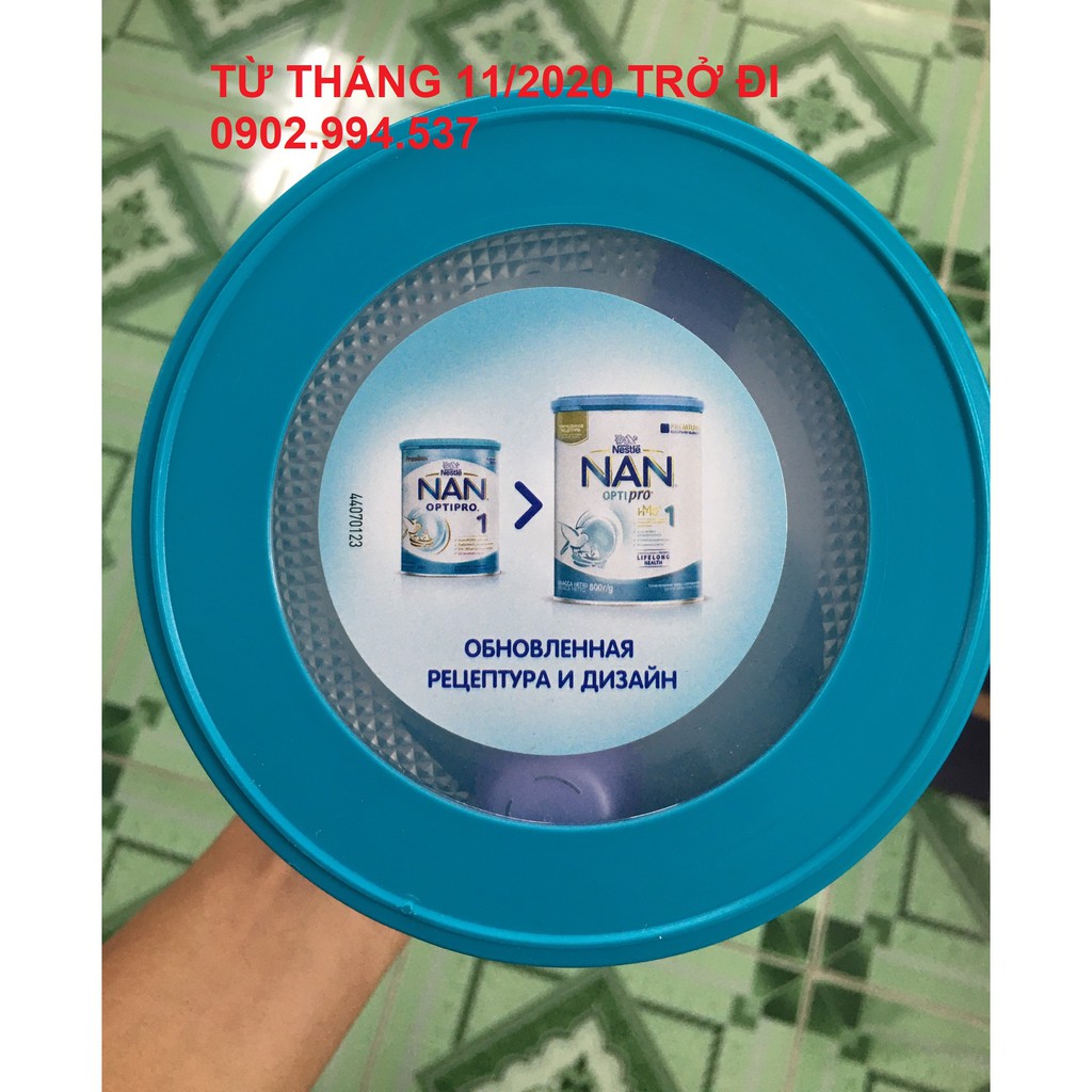 Sữa bột Nan Optipro Nga hộp 800gr mẫu mới đủ số