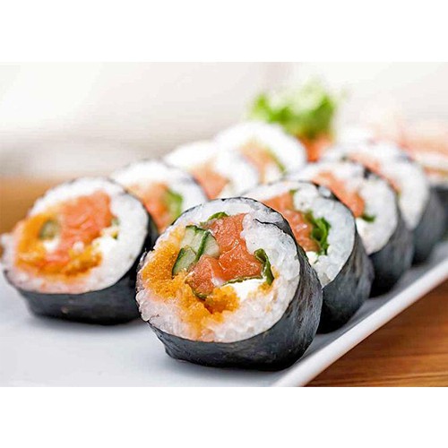 Combo 10 Lá Kim Cuốn Kimbab + Mành Cuốn KimBab Dẹp Tre Xanh - Nhập Khẩu Hàn Quốc