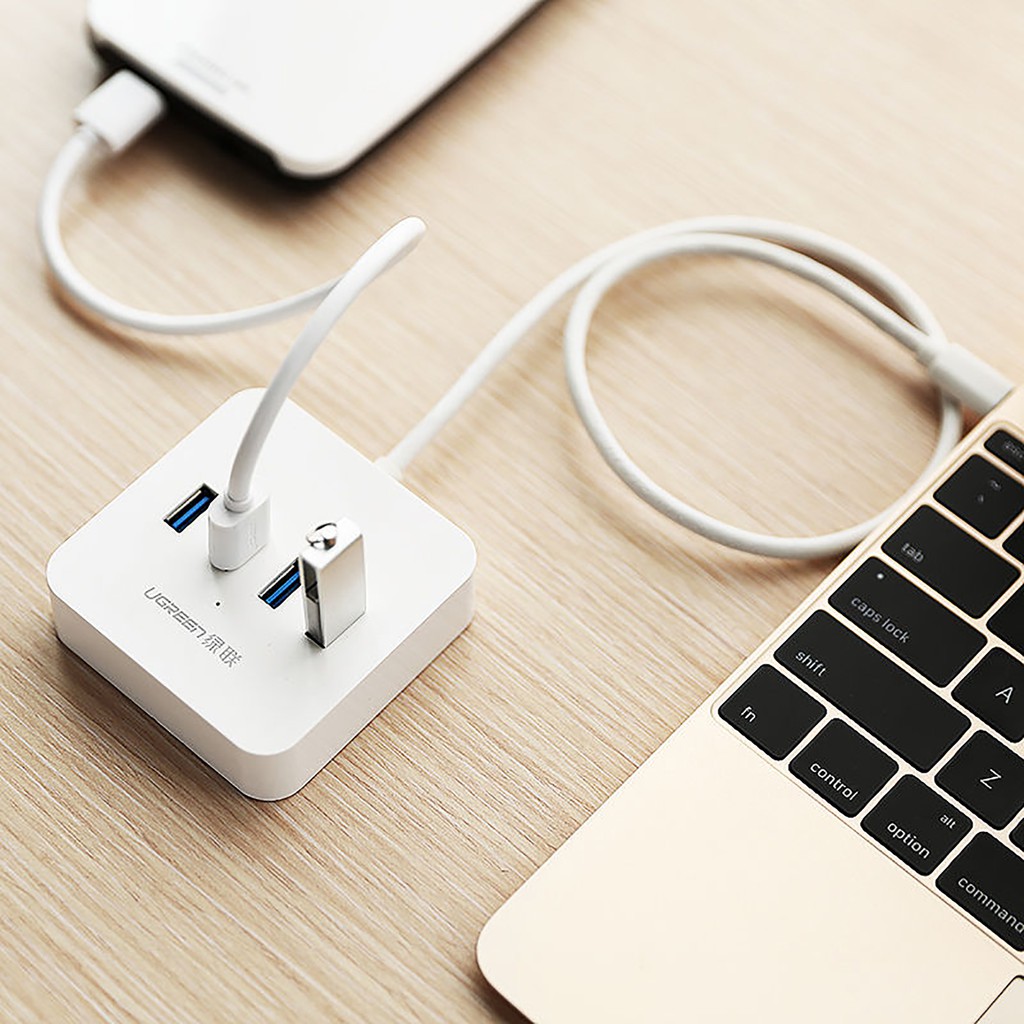 Bộ Chia USB Type-C ra 4 USB 3.0 Cao Cấp UGREEN