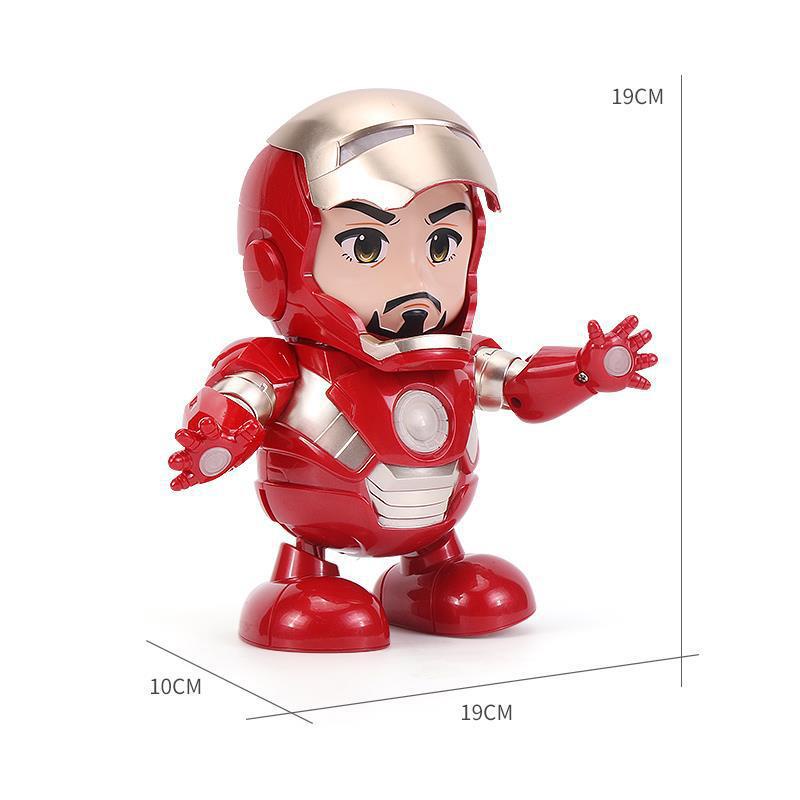Đồ Chơi Siêu Nhân Iron Man - Có Thể Mở Mặt Nạ-Nhảy Múa-Có Đèn Led