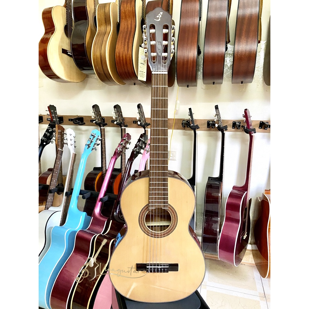 Đàn Guitar Classic Ba Đờn 3/4 Dam150 Chính Hãng - Đàn guitar mini trẻ em Ba Đờn có ty chỉnh cần