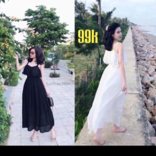 ĐẦM MAXI 2 DÂY CỰC XINH