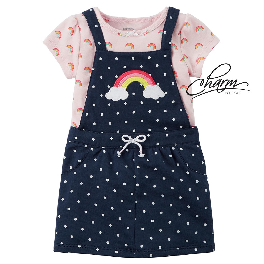 Váy Cho Bé Gái, Đầm Bé Gái Thun CARTER'S Chính Hãng
