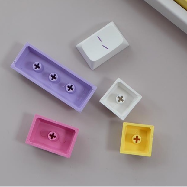 Ice Cream Keycaps Kem | QX1 profile| PBT Dye-sub Keycap | Suitable for most mechanical keyboards