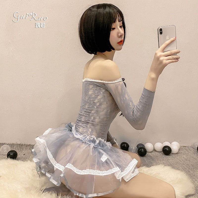 Váy Ngủ Ren Xuyên Thấu Sexy Gợi Cảm MS8051 [CWEAR.SEXY_ĐỒ NGỦ &amp; NỘI Y CAO CẤP]