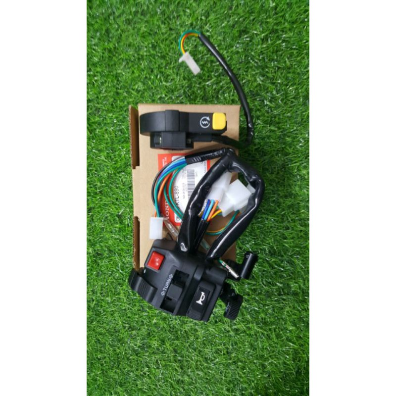 Cùm công tắc giả zin 1/1 dành cho các dòng wave thái 110 và wave alpha 2002 wave zx kèm tay thắng đầy đủ như hình