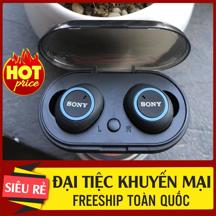 ( Nghe Không Hay Hoàn Tiền 100% ) Tai Nghe Bluetooth không dây Sport Sony TWS - D76 âm bass trầm, âm tress nghe rõ ràng