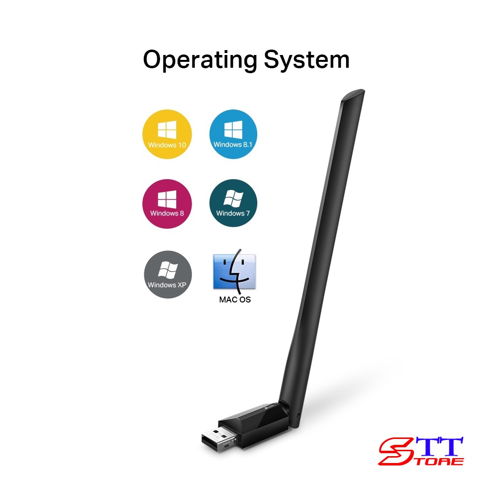 USB Thu Sóng Wifi TP-LINK Archer T2U Plus Bộ Chuyển Đổi USB Wi-Fi Băng Tần Kép AC600 - Hàng Chính Hãng | BigBuy360 - bigbuy360.vn