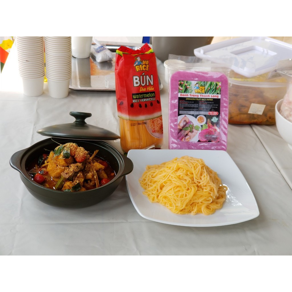 Combo Bún dưa hấu + Bánh tráng thanh long - Combo siêu ngon cho món Gỏi cuốn