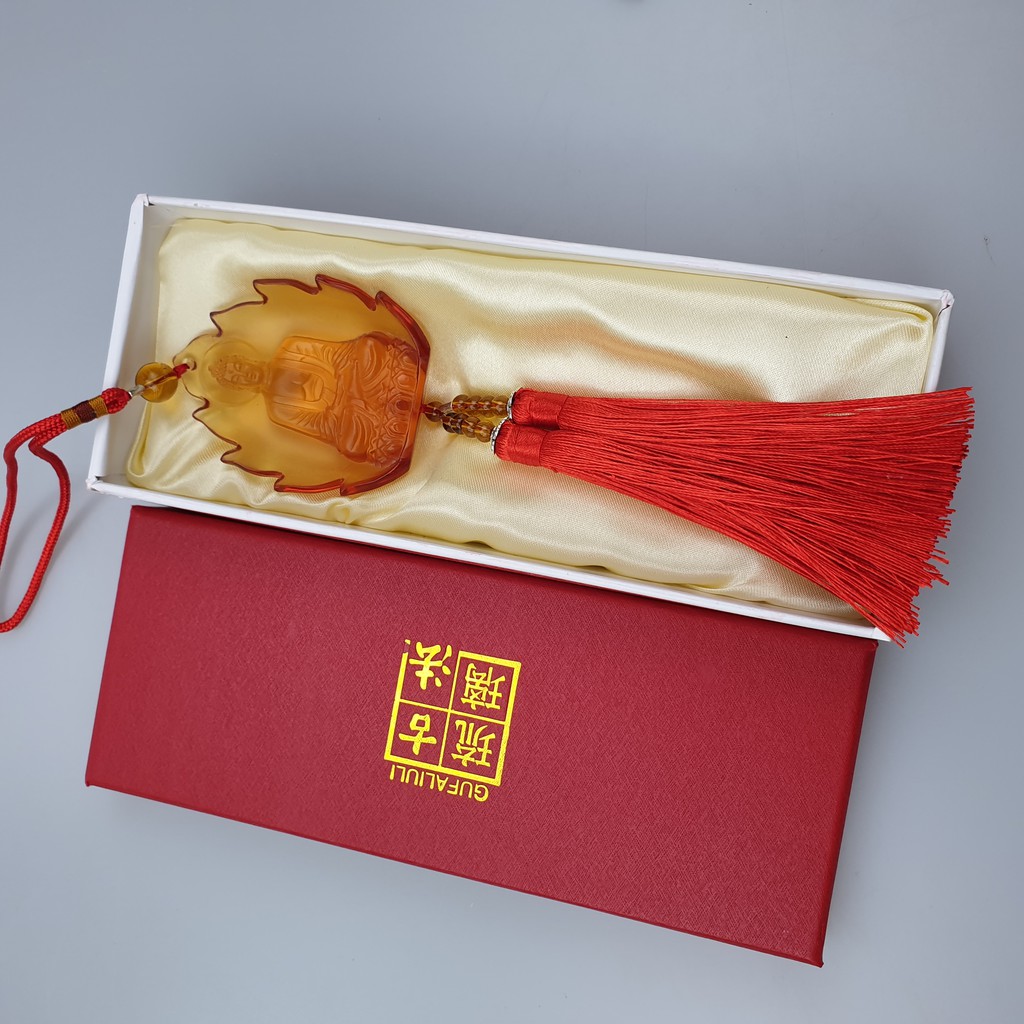 [THANH LÝ] Dây Treo Thẻ Phật Bản Mệnh 12 Con Giáp Ngọc Lưu Ly Phong Thủy Ô Tô