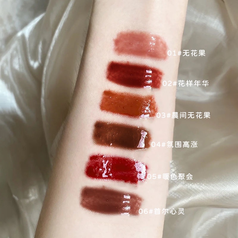 Son bóng Môi Dạng Lỏng DAIMANPU dạng lỏng lâu trôi màu sắc tươi sáng chất lượng cao
