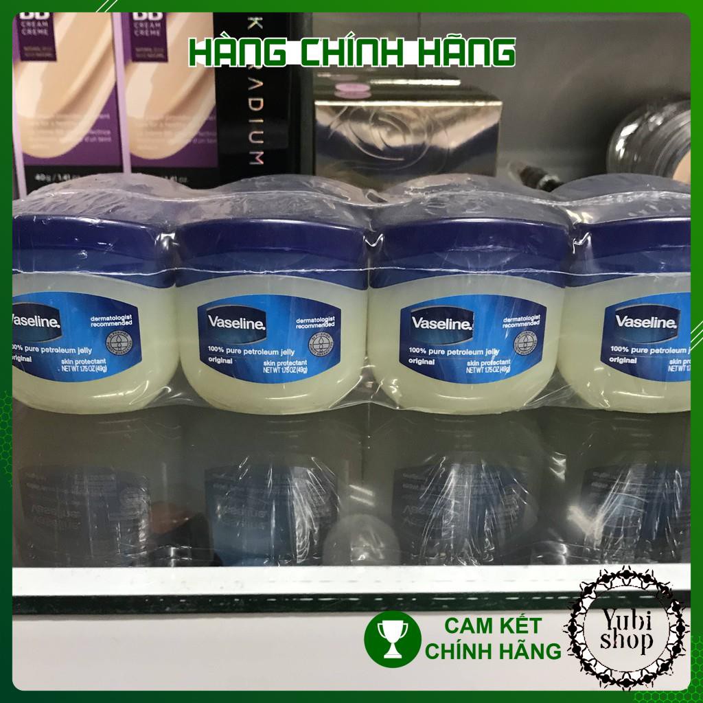 [HÀNG AUTH] KEM DƯỠNG ẨM VASELINE CHÍNH HÃNG CỦA MỸ - KEM TRỊ NỨT NẺ, KHÔ DA VASELINE 100% PURE PETROLEUM JELLY 49G