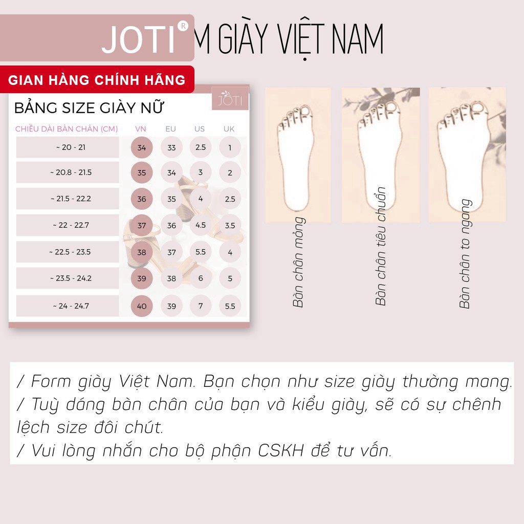 Giày Cao Gót Nữ JOTI Areski 3267VN3 - Mũi Nhọn Quai Hậu Đế Trụ Tròn Cao 3cm Da Bóng - Mang Công Sở Dự Tiệc