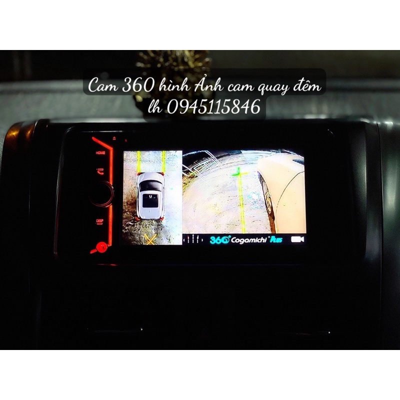 Camera 360 độ dùng chung cho xe hơi.