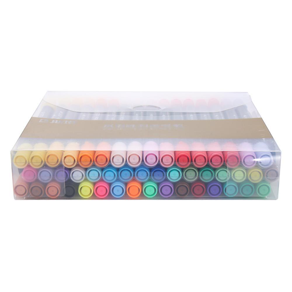 Bộ 2 / 12 / 24 / 36 / 48 Bút Lông Màu Nước Không Độc Hại Chống Thấm Nước Siêu Bền Cho Bé