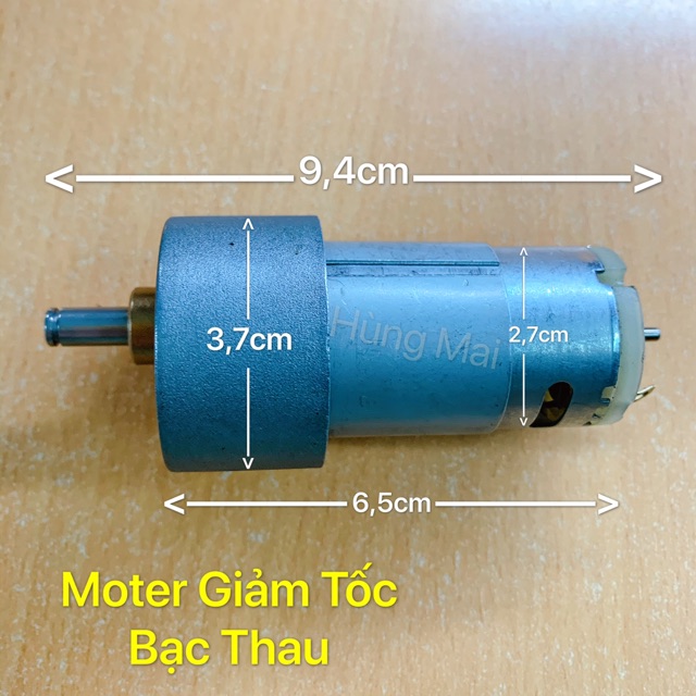 Moter, Mô Tơ Giảm Tốc sử dụng bạc đạn và bạc Thau