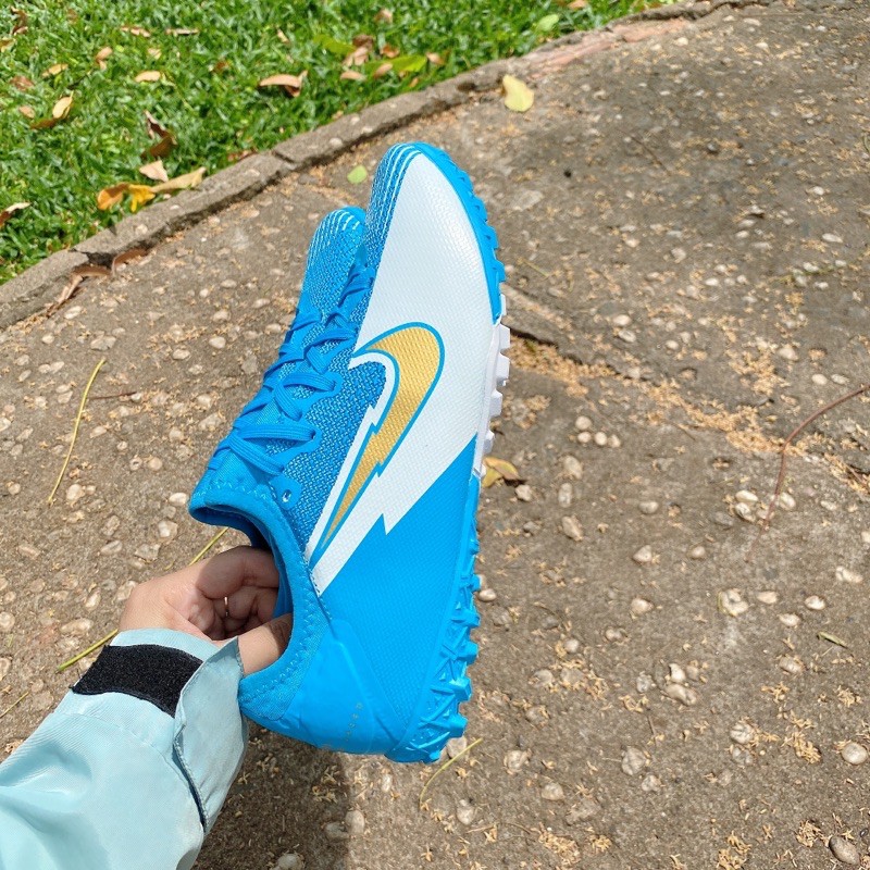 Giày đá bóng MECURIAL VAPOR 13 PRO TF ( XANH TRẮNG )
