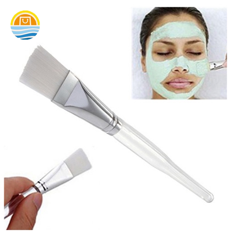 [Hàng mới về] Cọ đắp mặt nạ làm thủ công với đầu cọ trong suốt tiện lợi