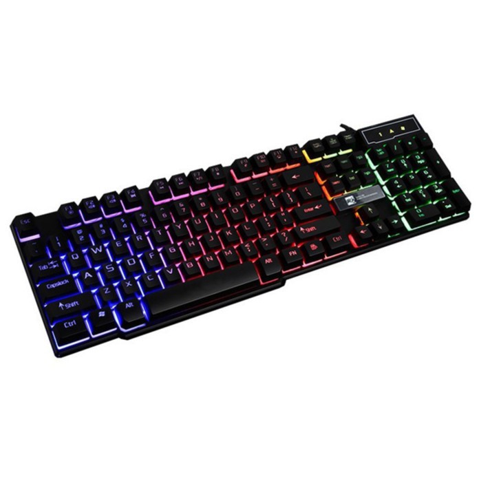 Bàn Phím R8 1822 Giả Cơ Chuyên Game Led 7 Màu