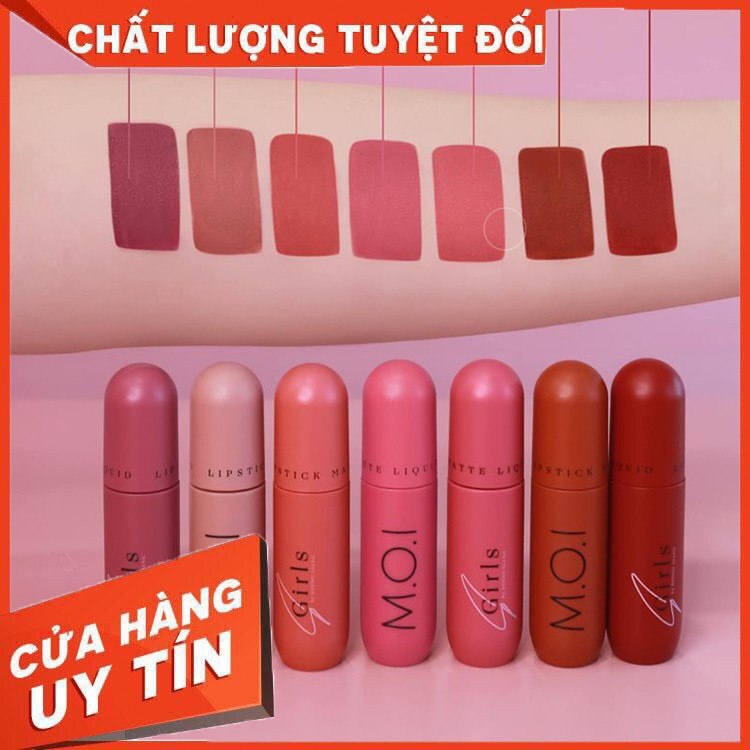 [XẢ KHO] Son kem lì S.Girls by Hương Giang - Son Hồ Ngọc Hà MOI Cosmetics [Chính hãng]