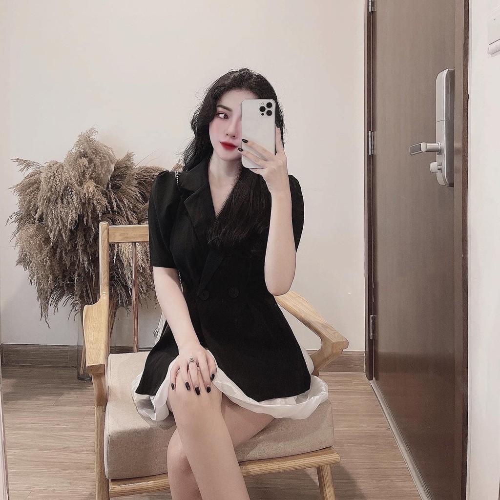 Set áo blazer và chân váy xòe xếp xinh xắn, sang trọng - Tani Dress | BigBuy360 - bigbuy360.vn