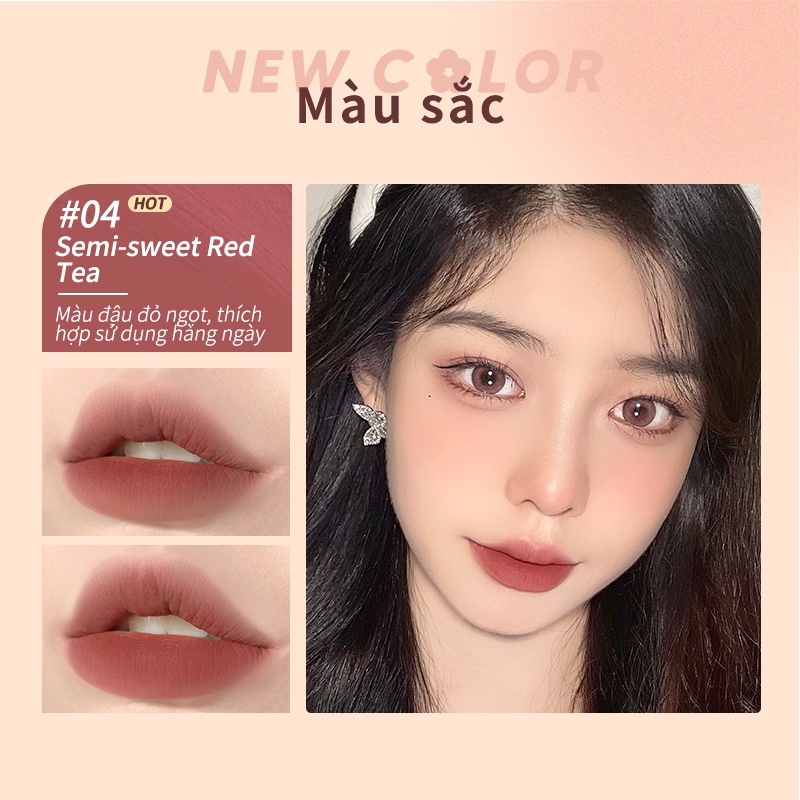 JUDYDOLL Kem Dưỡng Môi Mềm Mờ Lâu Trôi không dính môi Marshmallow Cotton Candy Lip Mud trắng sáng 2.8g