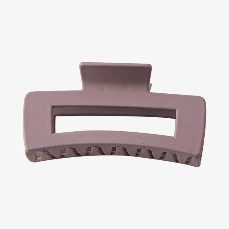 Set 5 Kẹp Tóc Càng Cua Màu Nhám Đơn Giản Chống Trượt