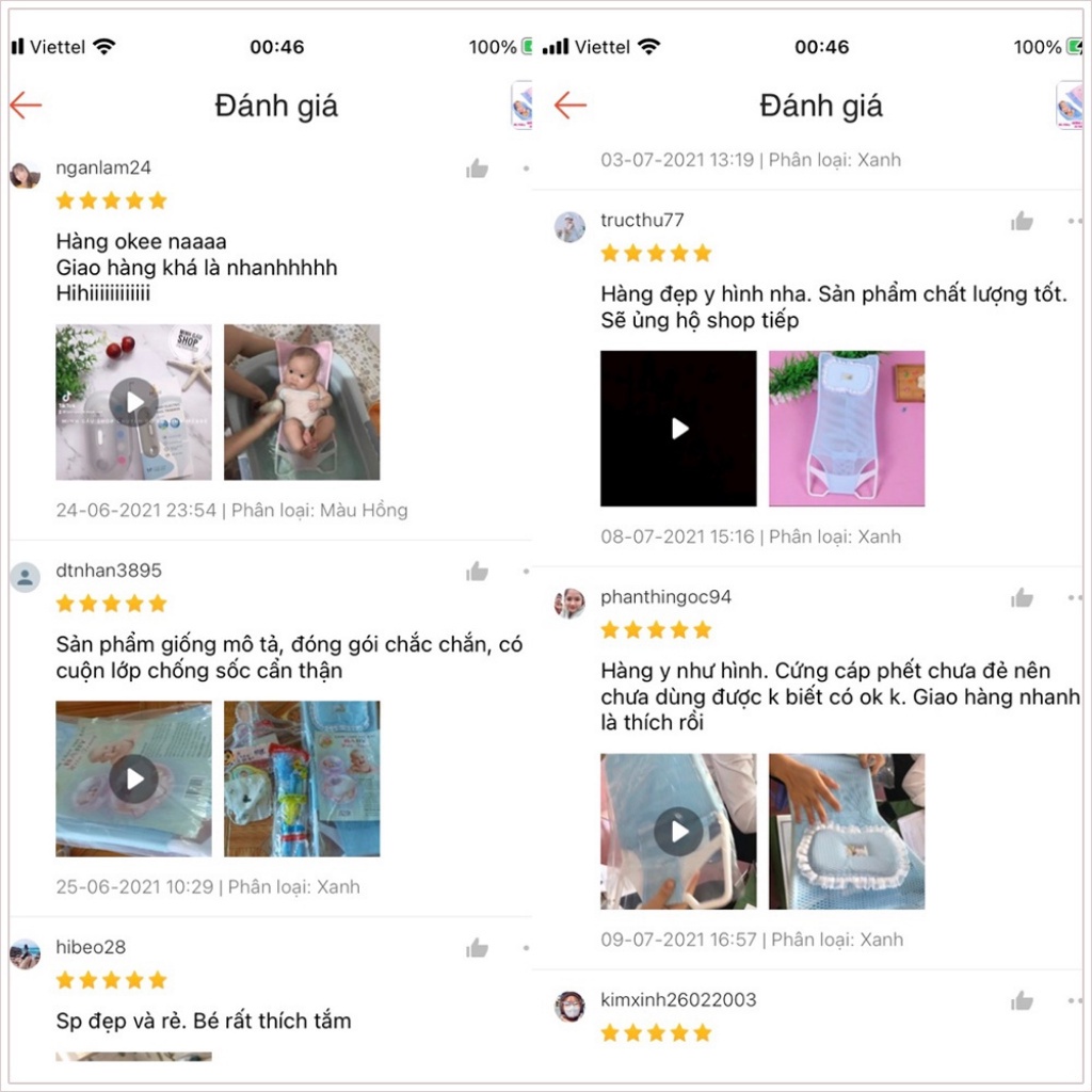 Lưới tắm cho bé sơ sinh kèm gối cho bé chất PLASTIC