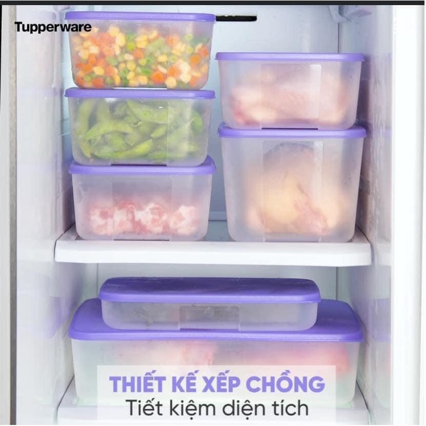 Bộ hộp trữ đông Tupperware Freezermate Essential Set 7 ( Đông tím)