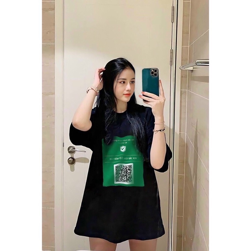 Áo Thun Tay Lỡ Nam Nữ Form Rộng Unisex In Chứng Nhận2 Màu Trắng, Đen☘️ FreeShip☘️Chất cotton đẹp Basic