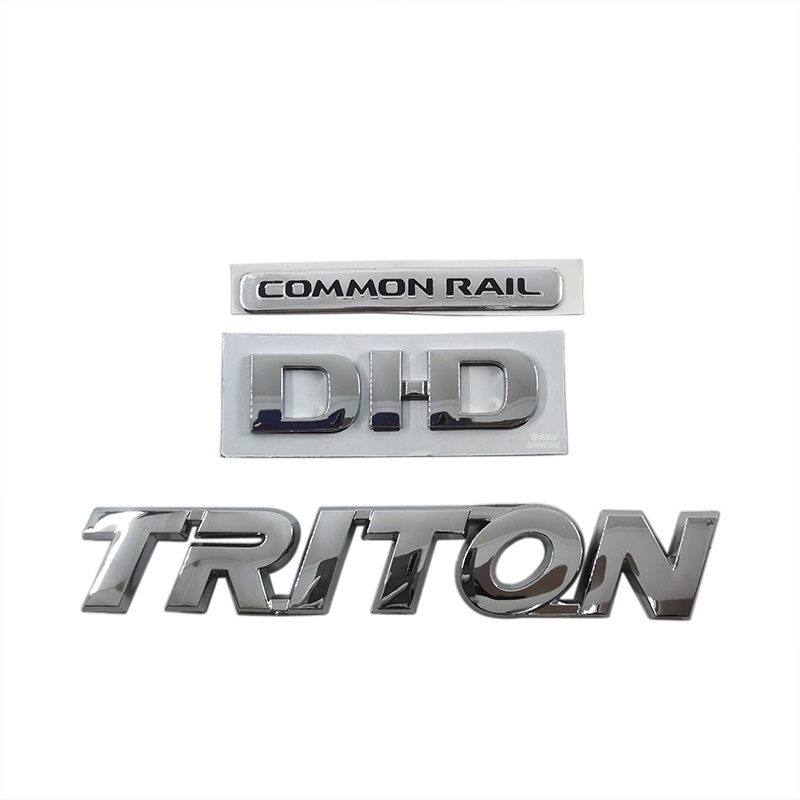 1 X Huy Hiệu Kim Loại Trang Trí Xe Hơi Mitsubishi DID COMMON RAIL TRITON