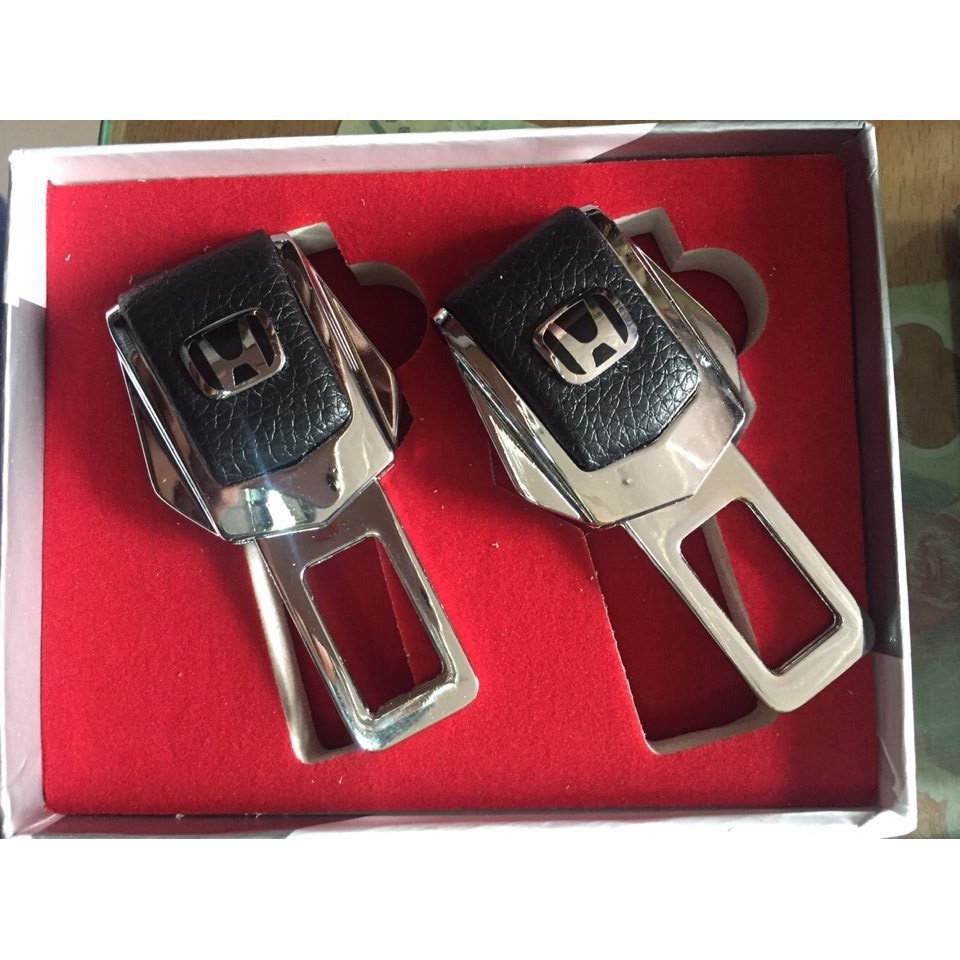 Bộ 2 cài chốt dây dan toàn có logo hãng xe - giá 2 cái