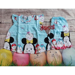 Bộ tole lửng bé gái sz3(8-10kg)"
