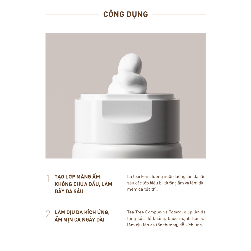 Kem Dưỡng Ẩm, Làm Dịu Da S.O.B Tea Tree Cream 50ml