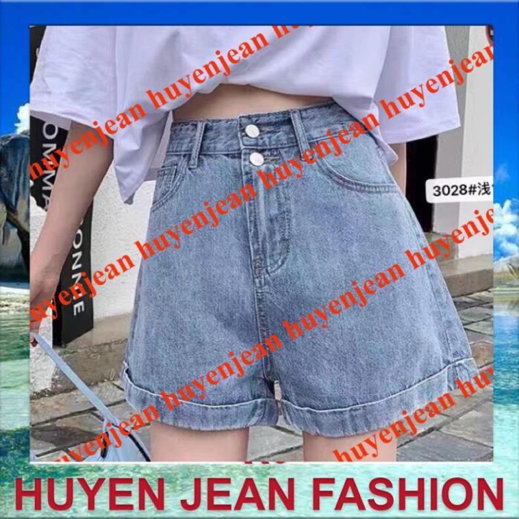 Quần ngố sooc bò jean nữ short jeans cạp cao hàng Quảng Châu phong cách Hàn Quốc sành điệu | BigBuy360 - bigbuy360.vn