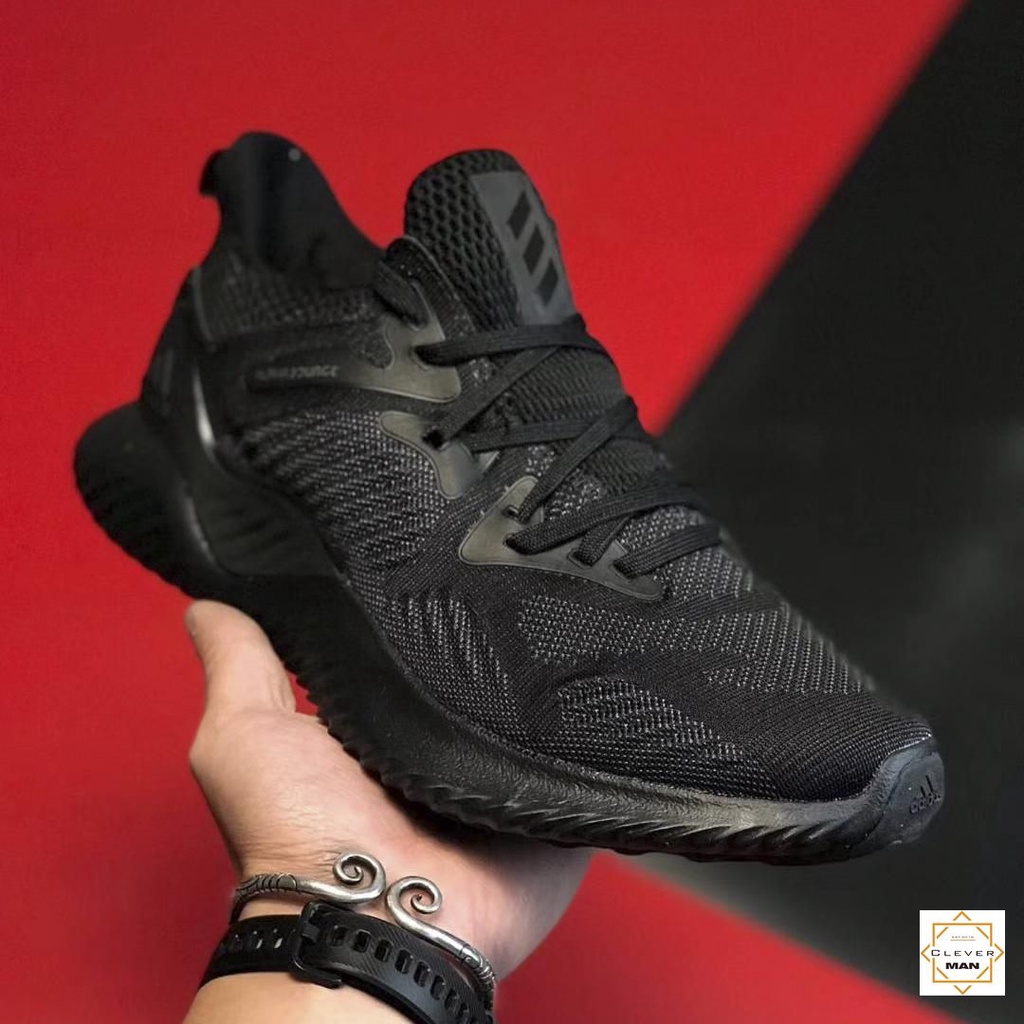 (BẢN SIÊU CẤP+QUÀ TẶNG) Giày Thể Thao Sneaker Nam Nữ ALPHABOUNCE Beyond 2018 Full đen CLEVER MAN STORE