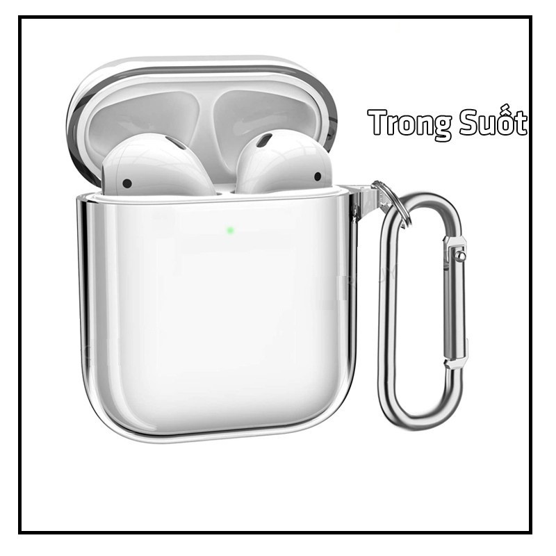 Airpods Case ⚡Freeship ⚡ VỎ BỌC AIRPODS TRONG SUỐT Case Tai Nghe Không Dây Airpods 1/ 2/ i12/ Pro- Tuấn Case