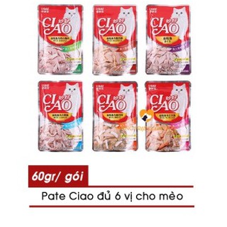Pate Ciao - Pate Cho Mèo 60g (6 vị)