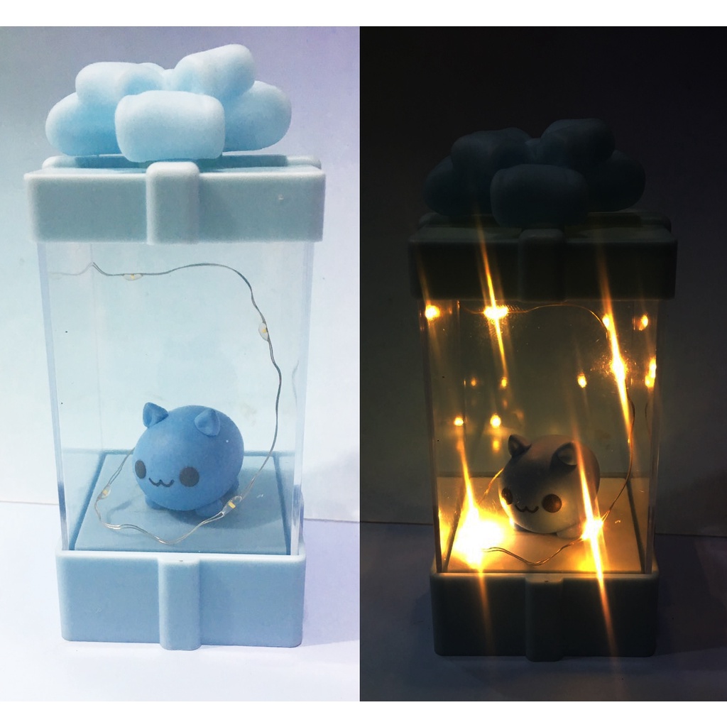 đèn ngủ hộp quà capoo DHQ7 dễ thương cute hoạt hình