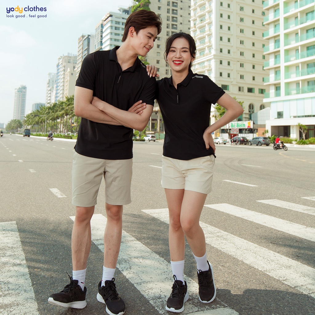 Áo polo thể thao nữ YODY Airycool Basic khô nhanh mềm mịn thông thoáng thấm hút SAN5002