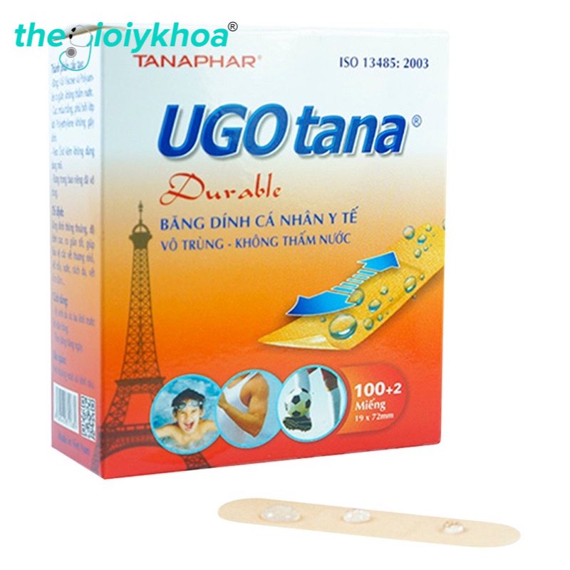 Hộp 102 miếng băng dán cá nhân UgoTana