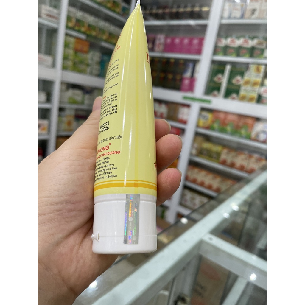 Sửa rửa mặt nghệ thái Dương ngừa mụn, mờ vết thâm, hạn chế tạo sẹo tuýp 90g