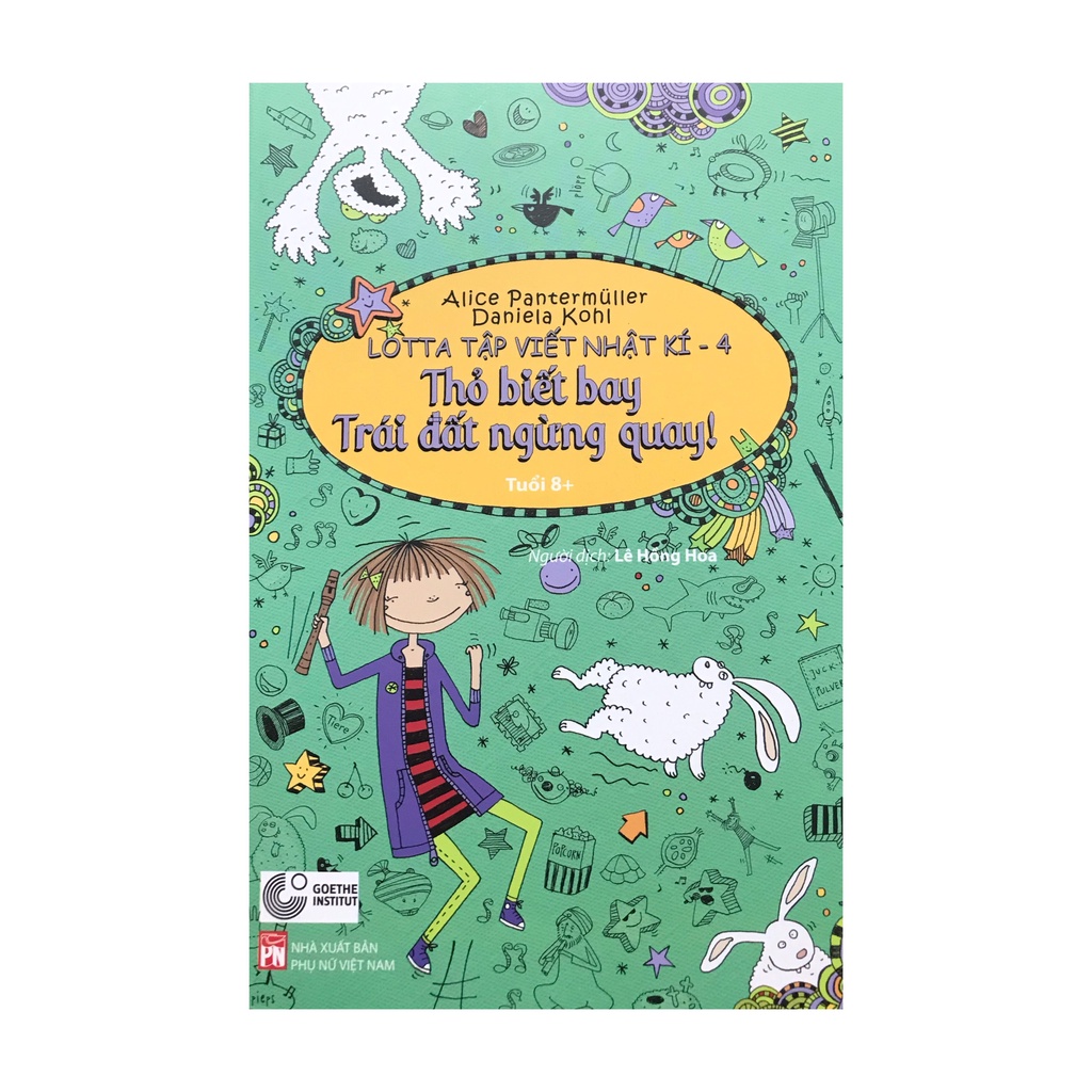 Sách - Lotta tập viết nhật kí 4 : Thỏ biết bay trái đất ngừng quay