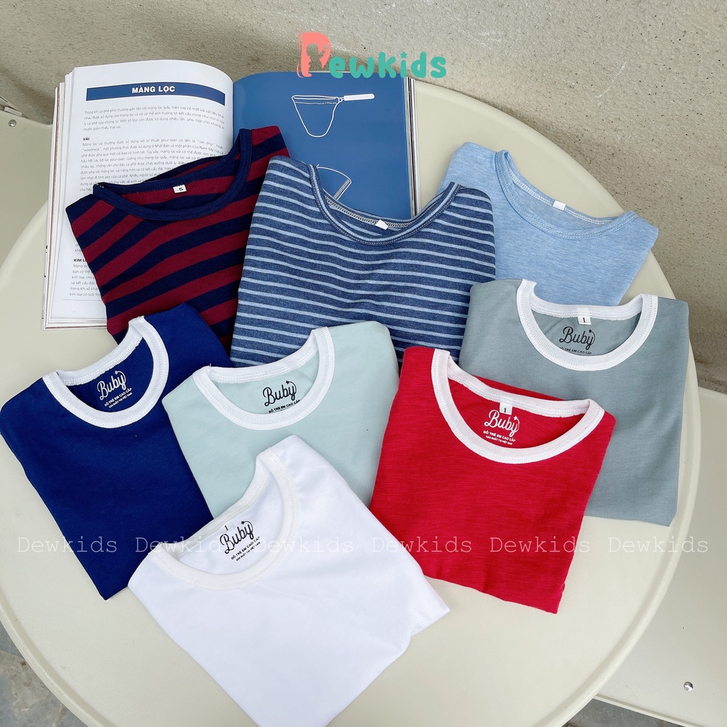 [Quà tặng kẹo] Áo thun cho bé Dewkids, Áo thun unisex cotton cao cấp cho bé