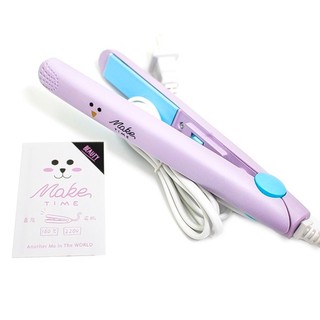Dụng cụ ép duỗi tóc mini maketime nhiều kiểu dáng dễ thương
