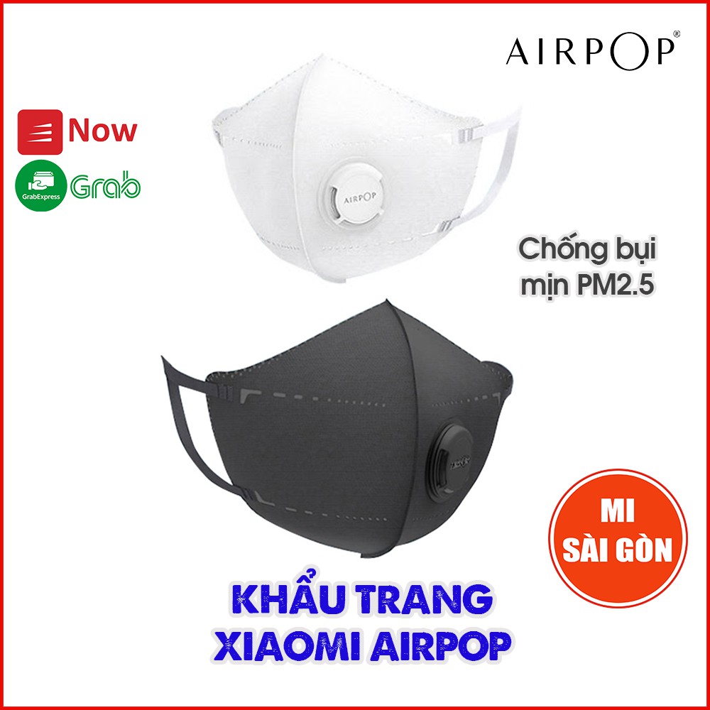 [Hỏa Tốc HCM] Khẩu trang Xiaomi AirPOP CHỐNG BỤI MỊN PM2.5