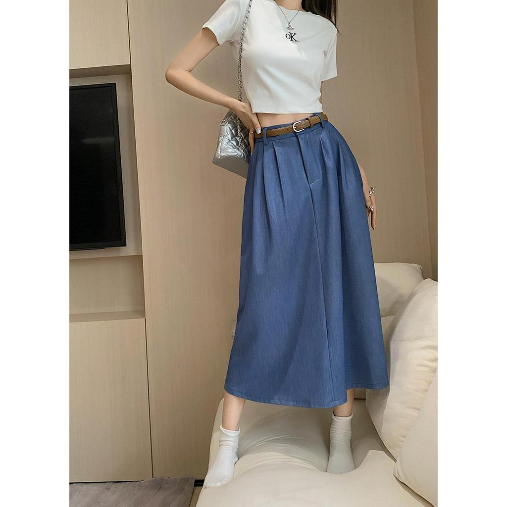 Chân Váy Lưng Cao Phong Cách Retro Mùa Hè Kiểu Mới 63644