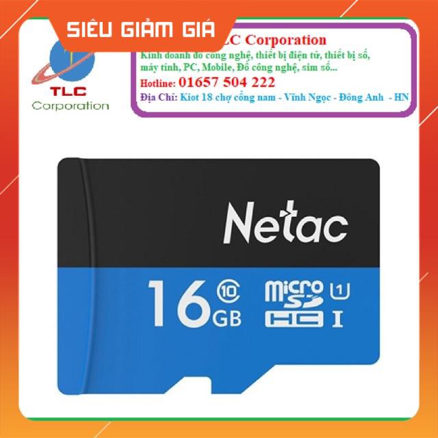 Thẻ nhớ MicroSD 16Gb Netac class 10