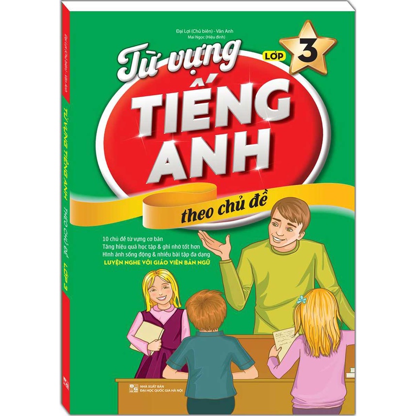 Sách - Từ vựng tiếng anh theo chủ đề lớp 3