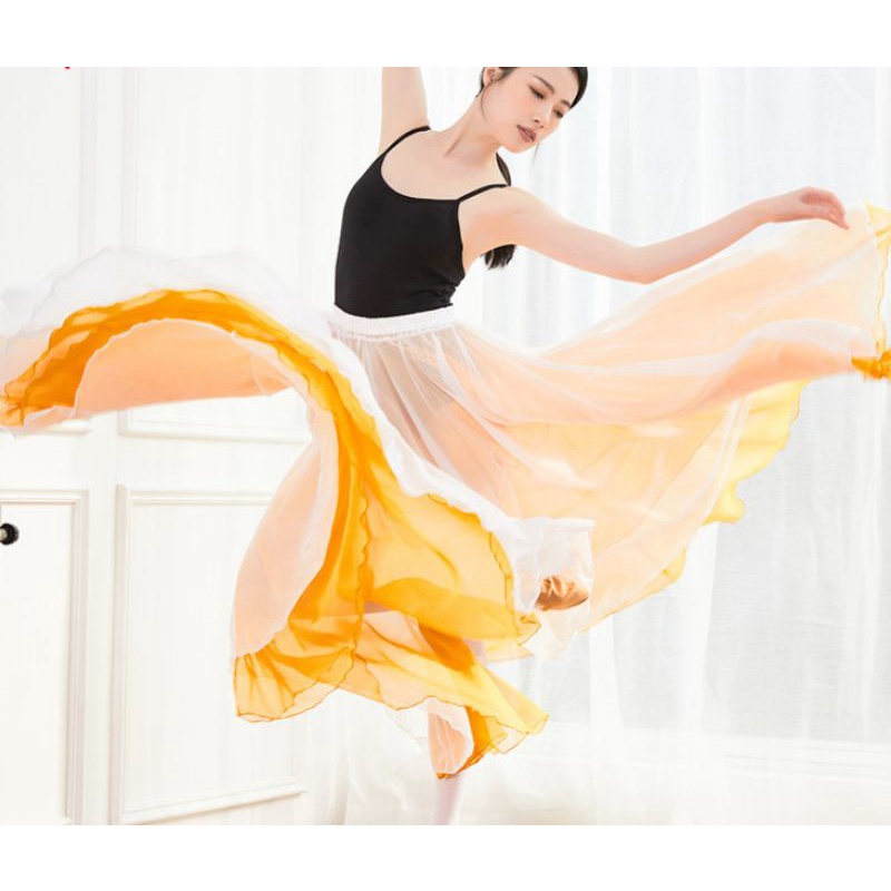 Váy 720 độ 2 lớp voan mỏng